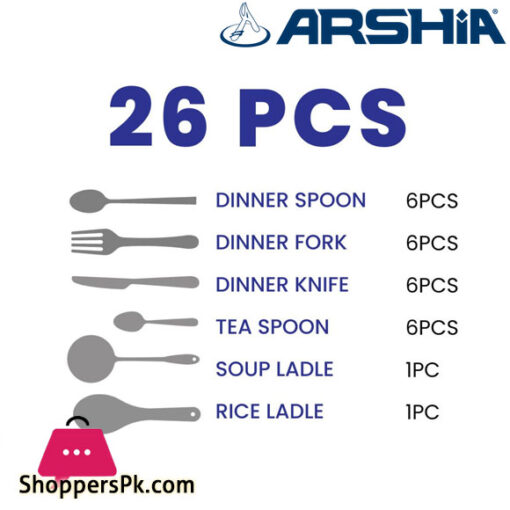 Arshia Premium Cutlery Sets 26 Pcs TM762S
