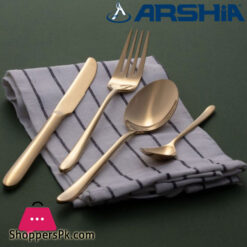Arshia Gold Matte Cutlery Set 86 Piece Tm1401Gs