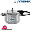 Arshia Premium Stainless Steel Pressure Cooker 24Cm With Aluminium Base