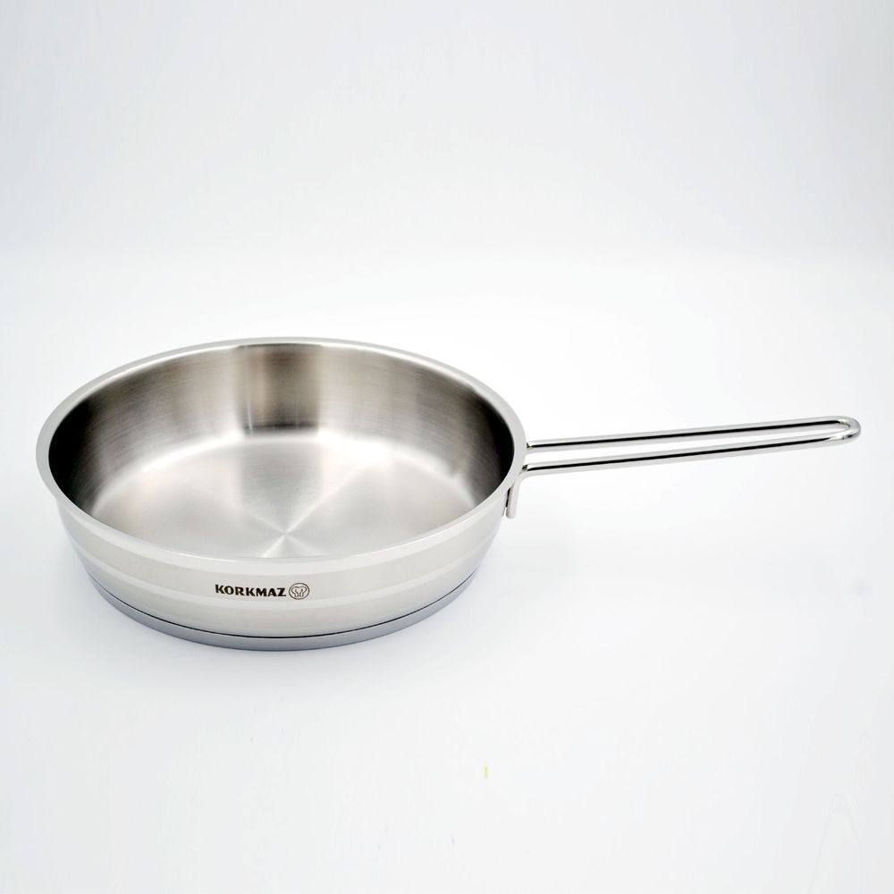 Astra Stainless Steel Frypan Without Lid 26X6.5 Cm 4.0 Liter