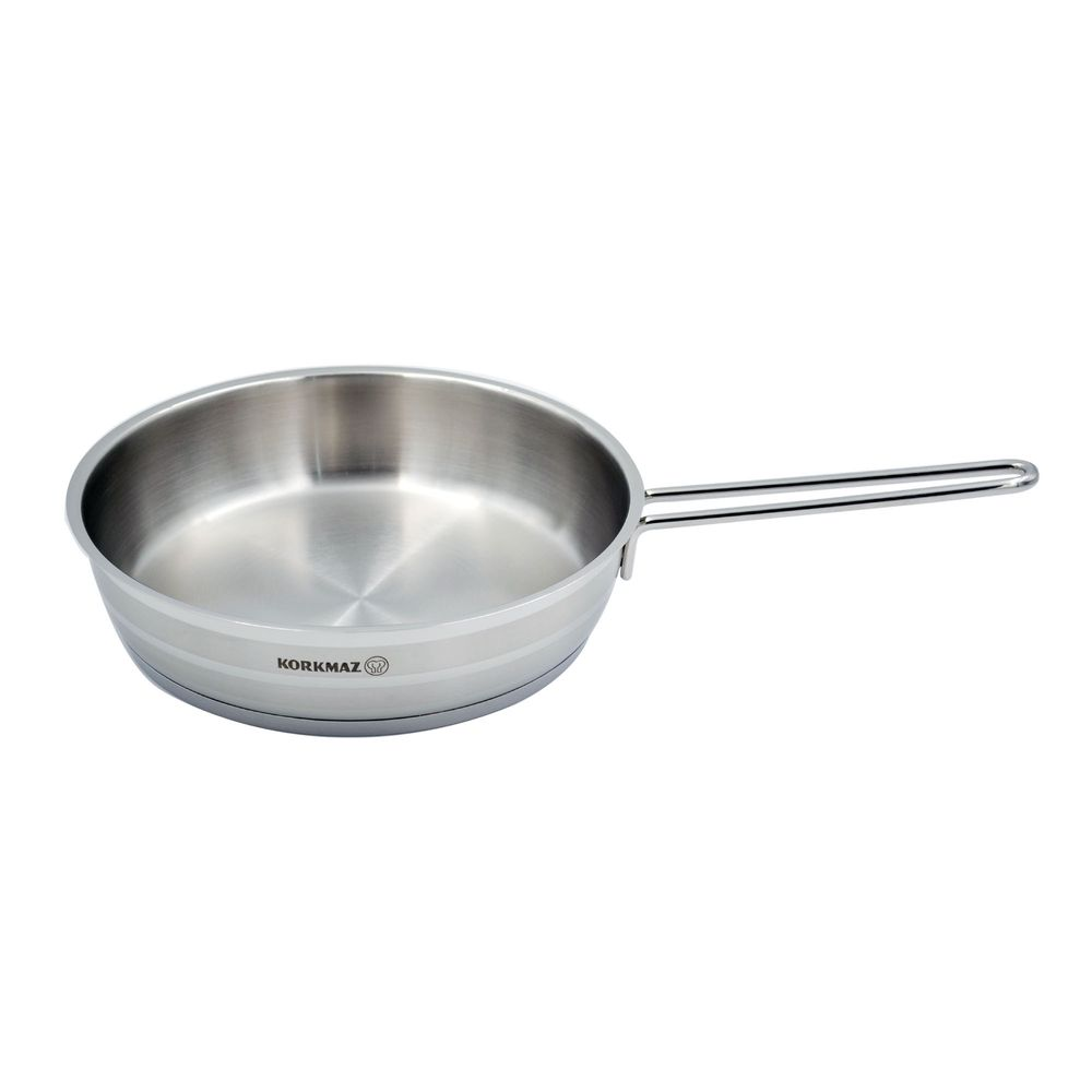 Astra Stainless Steel Frypan Without Lid 26X6.5 Cm 4.0 Liter