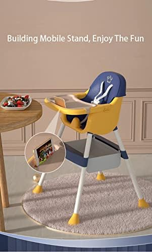 Baby High Chair For Babies And Toddlers 3 In 1 Adjustable Hight For Dinning Rest Chair And Playing Toys