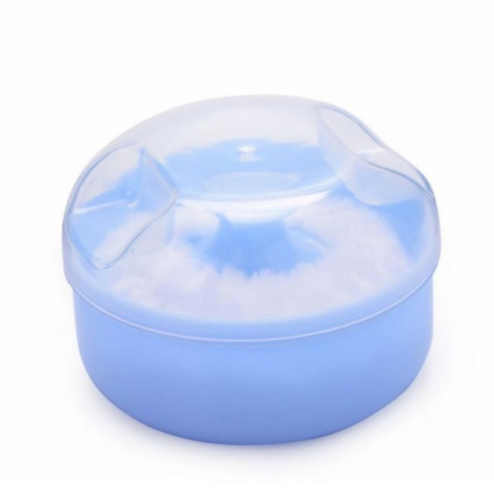 Baby Powder Puff Box (Blue)Baby Powder Puff Box (Blue)