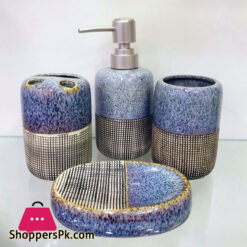 Ceramic 4 Piece Bathroom Set