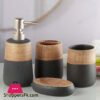Ceramic Bathroom Accessories Set of 4 Bath Set