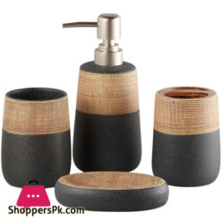 Ceramic Bathroom Accessories Set Of 4 Bath Set