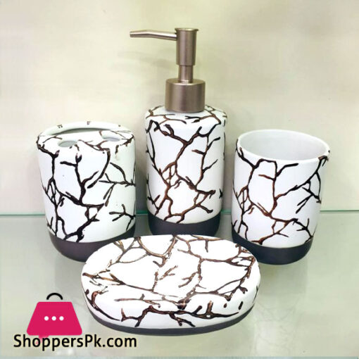 Ceramic Bathroom Set 4 Pieces