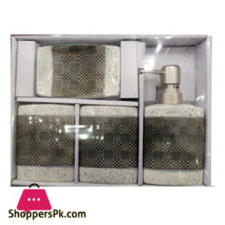 Ceramic Bathroom Set 4 Pieces