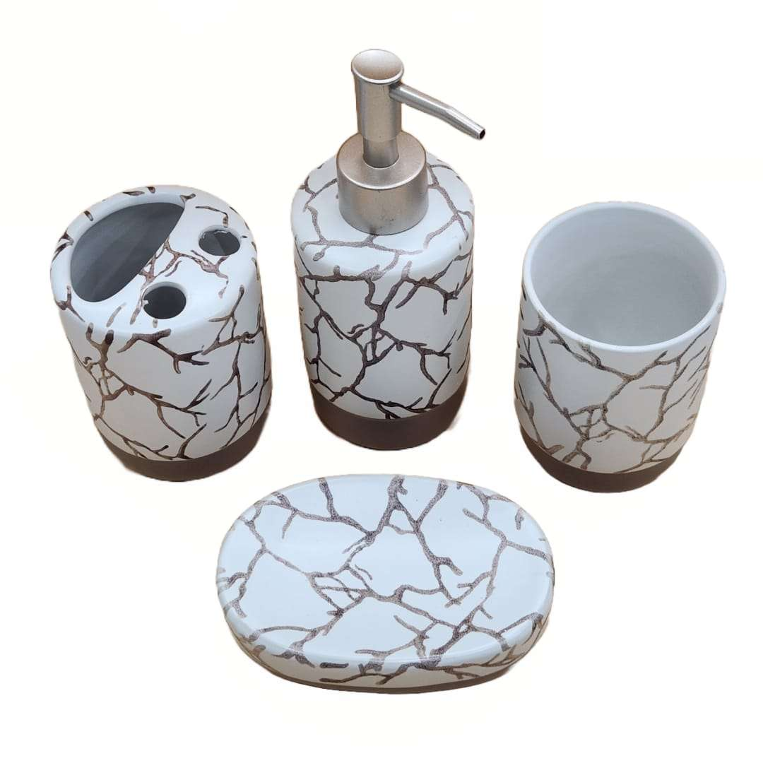 Ceramic Bathroom Set 4 Pieces