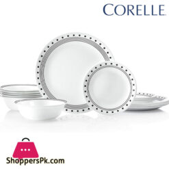Corelle City Block 18-Piece Service for 6 Dinnerware Set