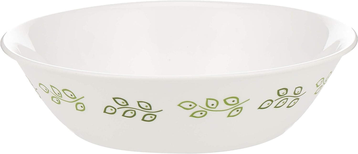 Corelle Vitrelle 3-Layer Neo Leaf 26 Pieces Set Glass White