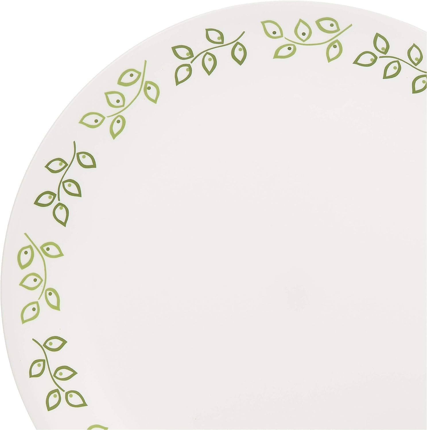 Corelle Vitrelle 3-Layer Neo Leaf 26 Pieces Set Glass White