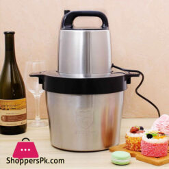 Electric Meat Grinder 1800w 6liter Stainless Steel Chopper 2 Speeds 4 Blades Automatic Food Mixer