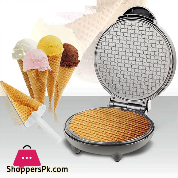 Raf Electric Waffle Cone Maker Machine 220V 1200W 3 Raf Electric Waffle Cone Maker Machine 220V 1200W