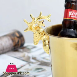 Elegant Deer Head Ice Wine Bucket Wine Champagne Barrel Bar Banquet - 5Liter