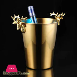 Elegant Deer Head Ice Wine Bucket Wine Champagne Barrel Bar Banquet - 5Liter