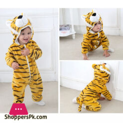 Full Body Character Hoodie Fleece Suit – Tiger
