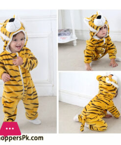 Full Body Character Hoodie Fleece Suit – Tiger