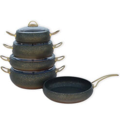 Germany Uakeen Germany 9Pcs Granite Cookware Set