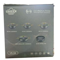 Germany Uakeen Germany 9Pcs Granite Cookware Set