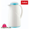 Helios Thermos Flask 1.5 Liter White Aqua Germany Made