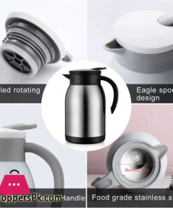 Hot &Amp; Cold Vacuum Bottle - Thermos Flask - Stainless Steel - 600Ml - Image 3