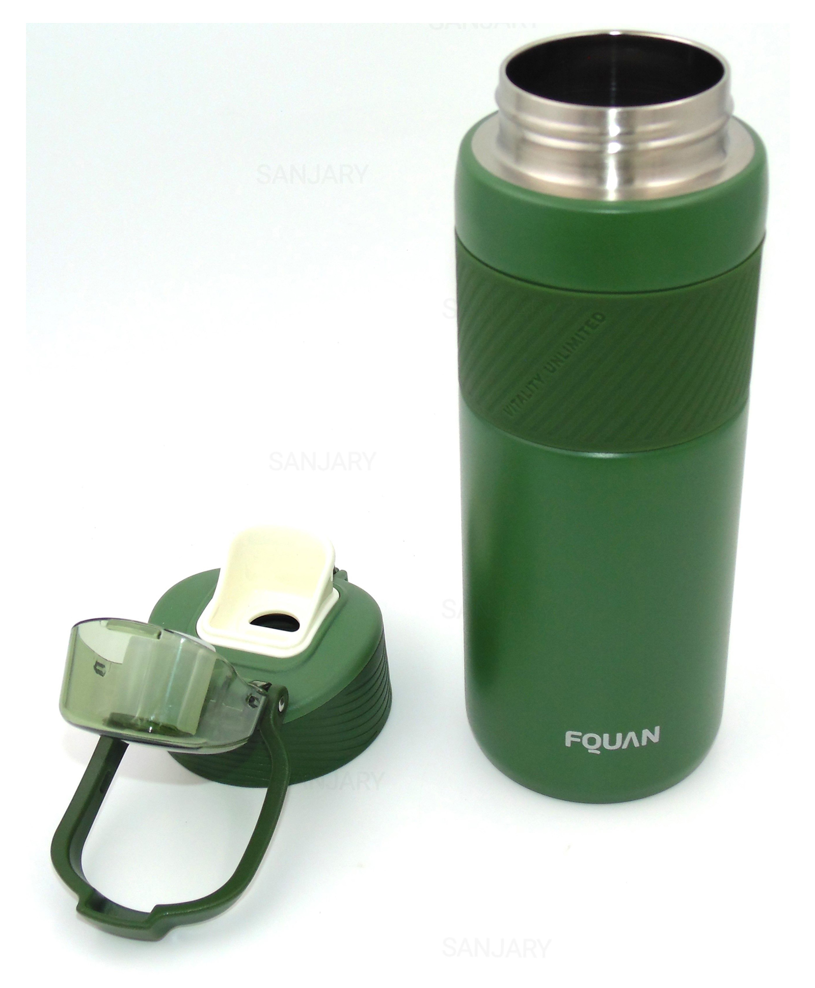 Insulated Water Bottle Thermos Flask With Lock Button 550 Ml