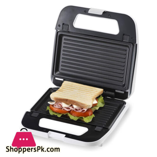 KENWOOD 2-in-1 Sandwich Maker & Grill with 2 Sets of Non Stick Multifunctional Plates for Grilling and Toasted Sandwiches SMP02