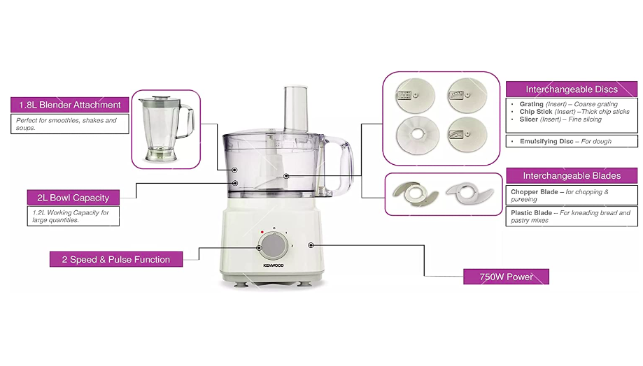 Kenwood Multi Functional Food Processor Fdp-03