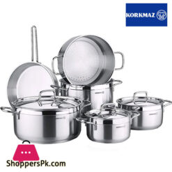 Korkmaz Alfa Plus 10pcs Cookware Set A1998