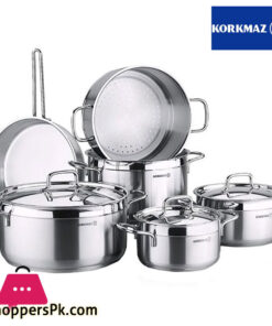 Korkmaz Alfa Plus 10pcs Cookware Set A1998