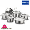 Korkmaz Alfa Plus 11 Pieces Stainless Steel Cookware Set 1 Korkmaz Alfa Plus 11 Pieces Stainless Steel Cookware Set