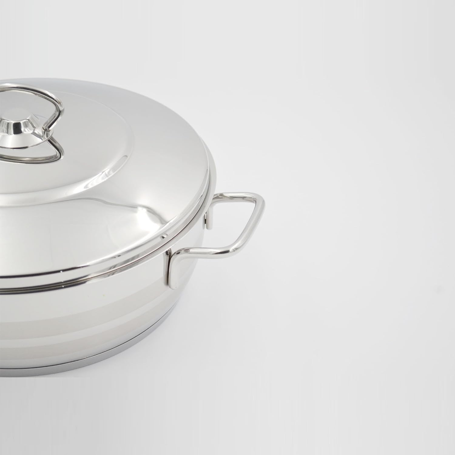 Korkmaz Astra Stainless Steel Low Casserole 26X10 Cm 5.3 Liter Turkey Made