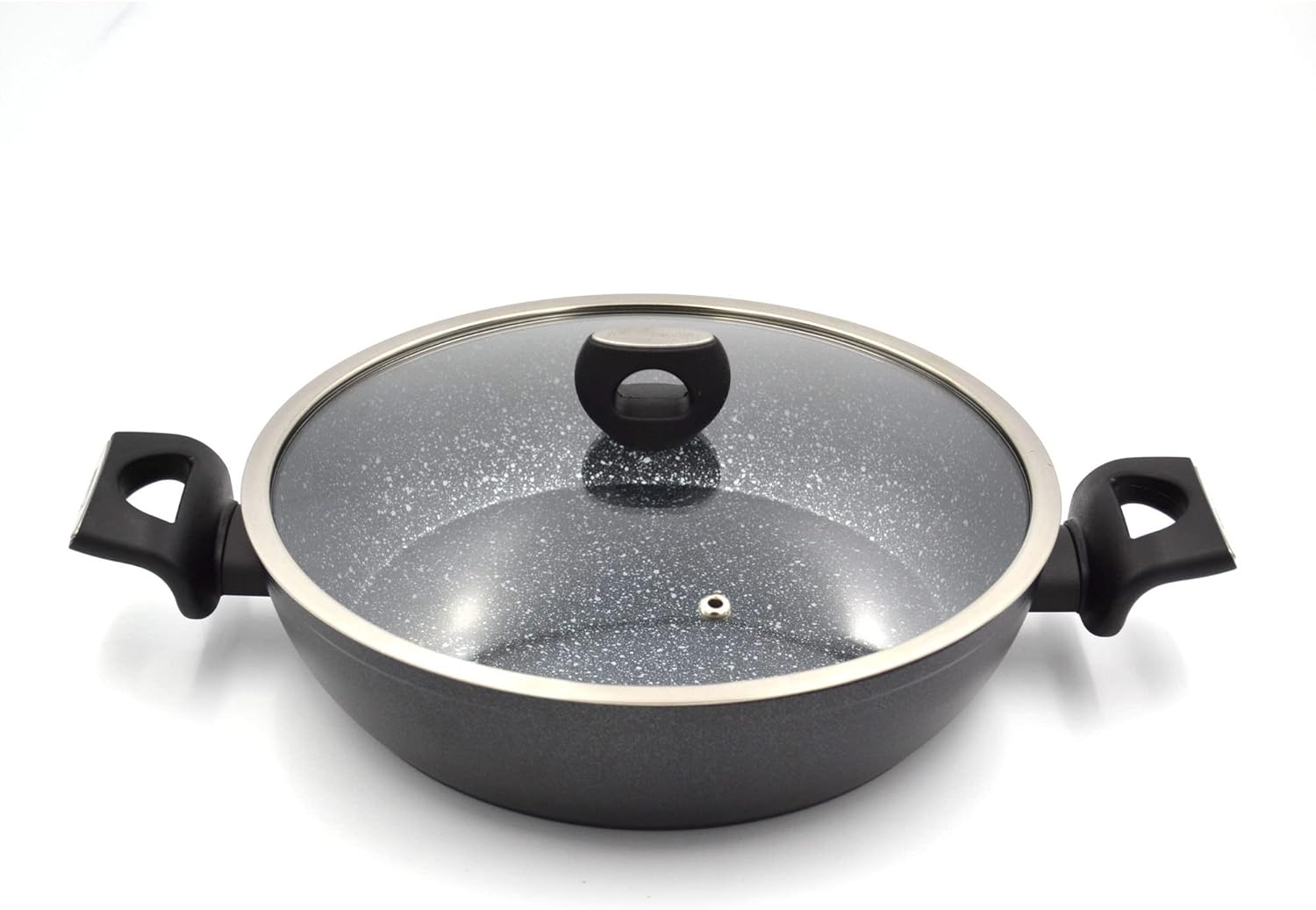 Korkmaz Nora Granite Stainless Steel Casserole Pot 28X7 - Non-Stick Coating With Scratch Resistance Turkey Made