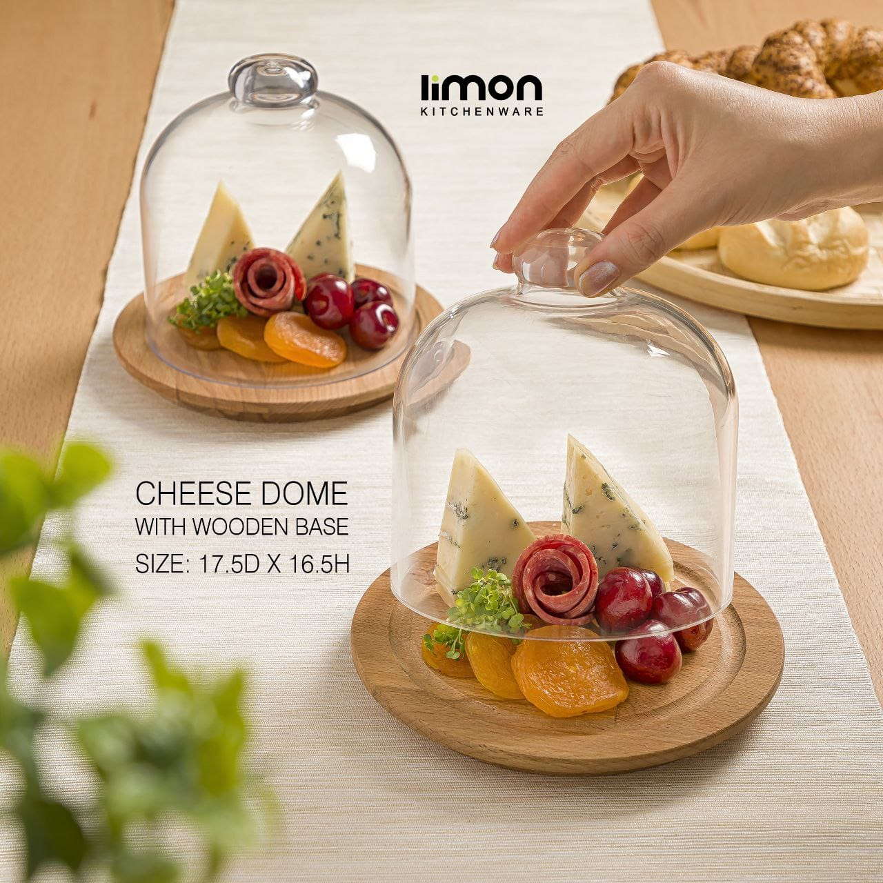 Limon Wooden Bottom Serving Dish Iran Made