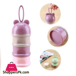 Milk Powder Container Top 3 Racks 120 ml Each – Multicolor