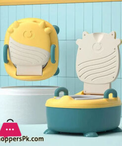 Portable Multifunctional Potty Seat – Sea Green & Yellow