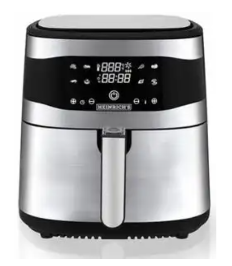 Raf Air Fryer Without Oil 1800 Watts 10 Liter Digital Display Silver Raf R.5345