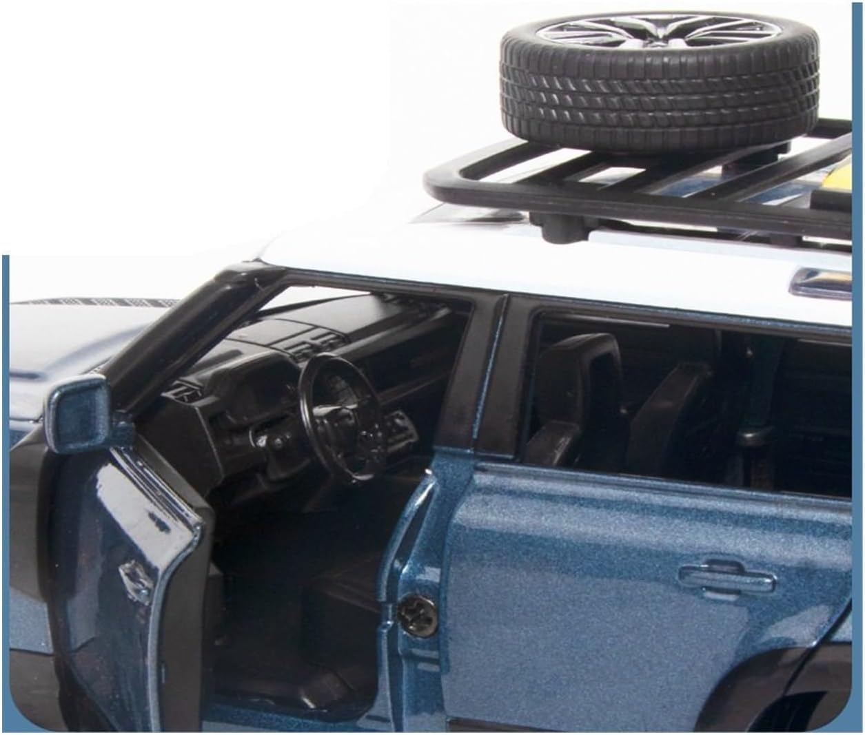 Scale 1:32 For Land Rover Defender Off-Road Car Diecast Metal Alloy Model Sound Light Pull Back Car Toy Decorative Ornaments