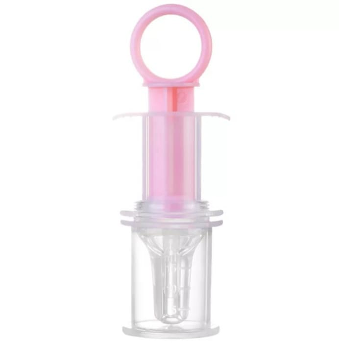 Silicone Liquid Medicine Feeder With Box – Pink