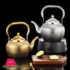 Stainless Steel Tea Kettle With Handle And Tea Strainer 2 Liter Teapot Water Boilers For Home Kitchen Hotel Restaurant