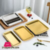 Stainless Trays Bbq Flat Dish Bread Pastry Baking Fruit Vegetable Serving Plate 24 X 11-Cm