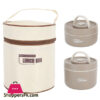 Thermal Lunch Box Safe 304 Stainless Steel Portable Insulated Food Container with Lid for School 2Pcs 1300ML