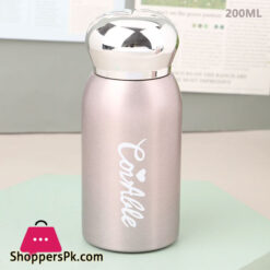 Thermos Bottle Stainless Steel Cute Thermal Water Bottles Vacuum Flask Leakproof Portable Belly Cups 200Ml For Kids Girls