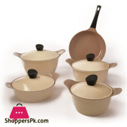 Tornado 9 Pcs Korean Granite Pot Set - TOD.DC31372