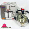 Twin 7 And 5 Liter Pressure Cookers, Engraved German Unique, Original And Guaranteed Quality 22Cm