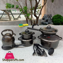 Uakeen Granite Cookware Set 20 Pieces Cookware Non-Stick Casserole Uaken Vk-78