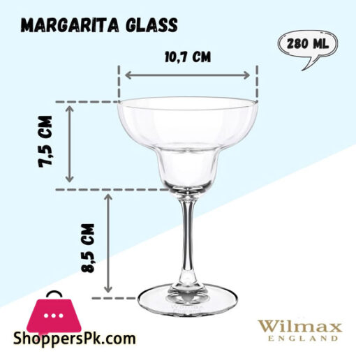 Wilmax Margarita Glass Set of 6 in WL‑888031/6A