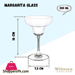 Wilmax Margarita Glass Set Of 6 In Wl‑888031/6A