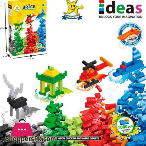 1000 pcs Ideas Building Block Set, Mix